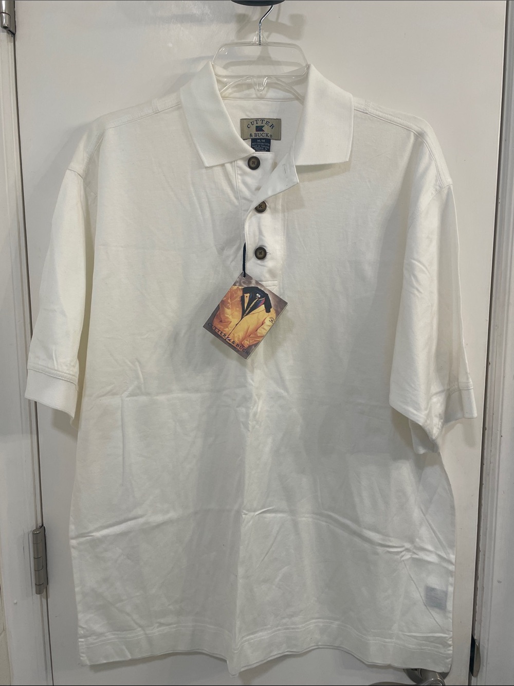 Cutter & Buck Men’s Classic White Polo Shirt